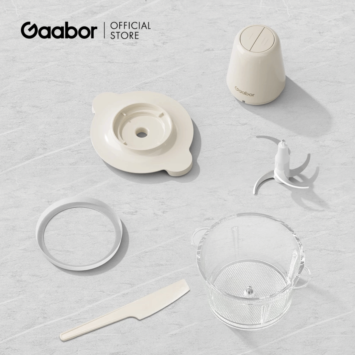 เครื่องบดอาหาร GAABOR MG-15M01A สีครีม_8